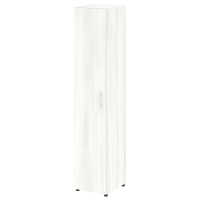 Шкаф высокий узкий левый (1 высокий фасад ЛДСП) Yalta LT.SU-1.9 L/R снежная патина